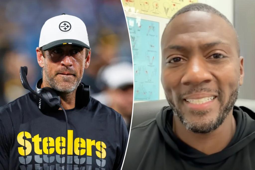 Aaron Rodgers ignores Ryan Clark at Steelers camp as their ongoing conflict remains
