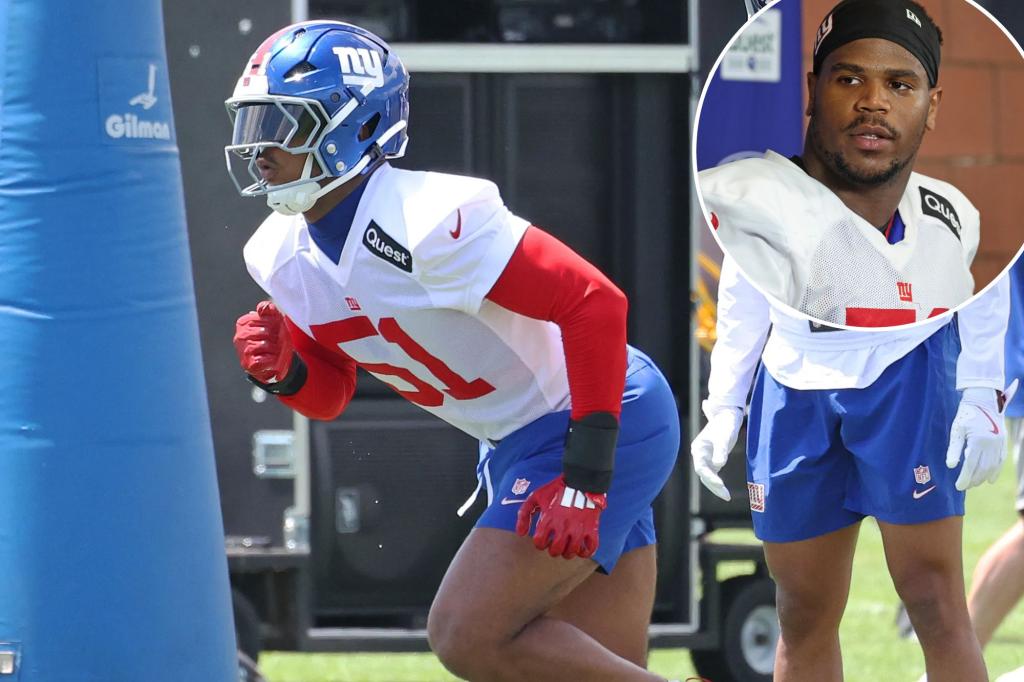 Abdul Carter gives it his all in preseason debut with the Giants