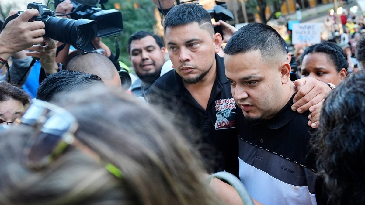 Abrego-Garcia detained by ICE after addressing a rally