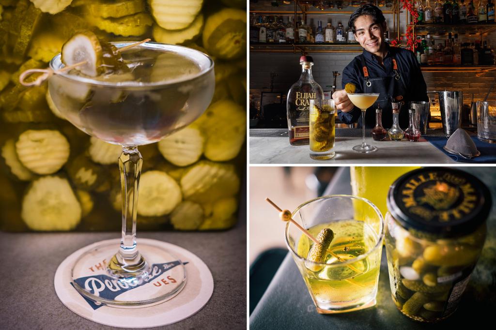 Affordable NYC pickles are being transformed and marketed for influencers in these fashionable, tangy cocktails.