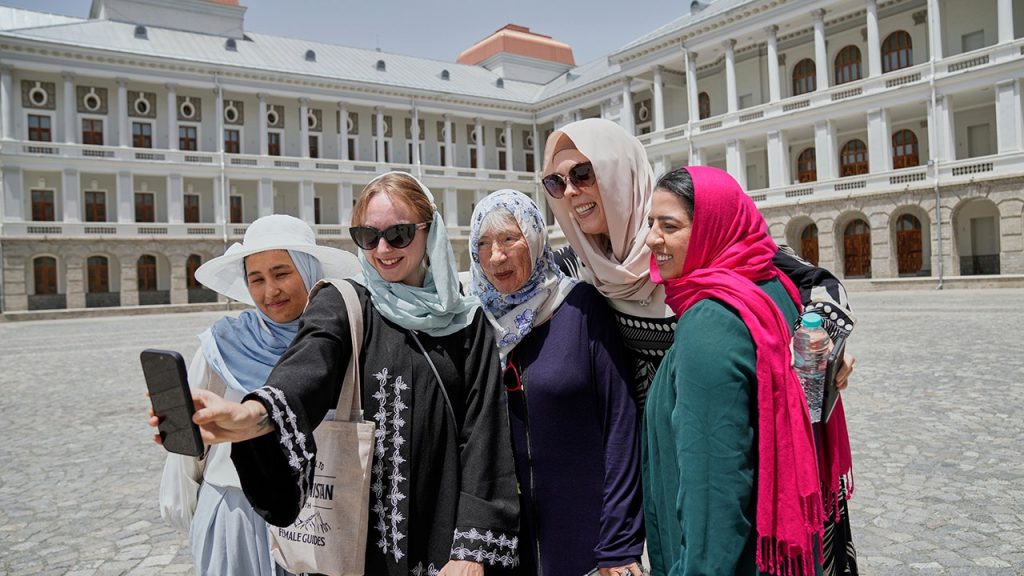 Afghanistan highlights its tourism sector as young influencers travel to the country governed by the Taliban.