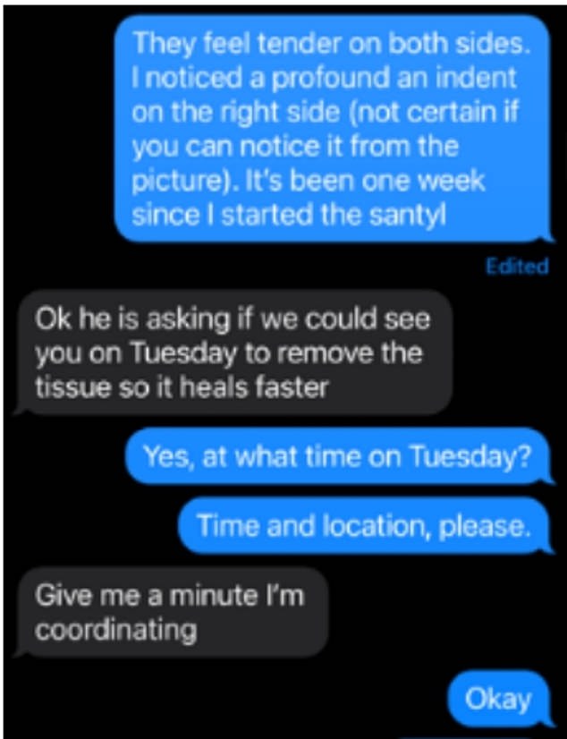 After my surgery created a hole in my chest, my doctors ignored my concerns... my skin darkened, and I could see into my body.