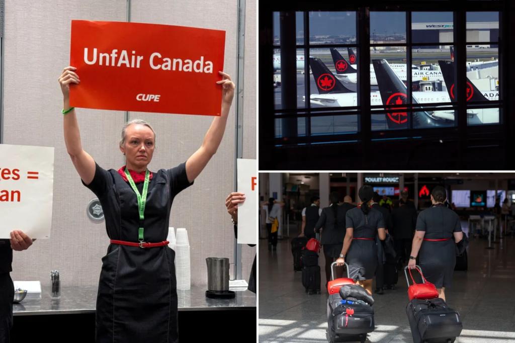 Air Canada flight attendants strike, halting hundreds of flights for over 100,000 travelers