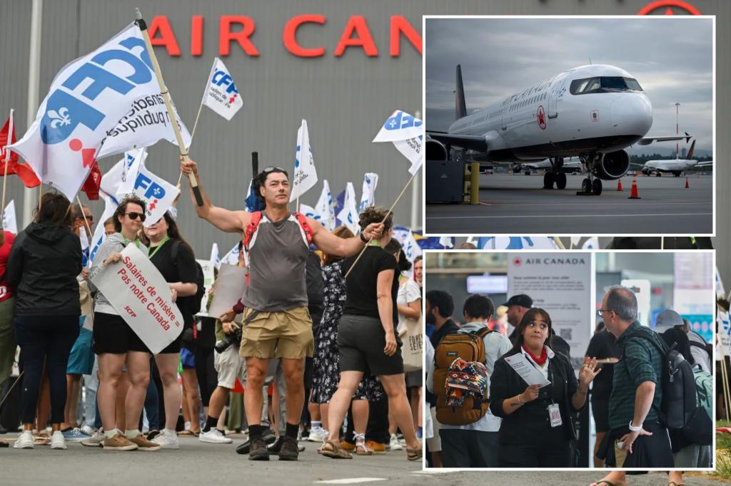 Air Canada postpones resumption after flight attendants' strike, even with directive to return.