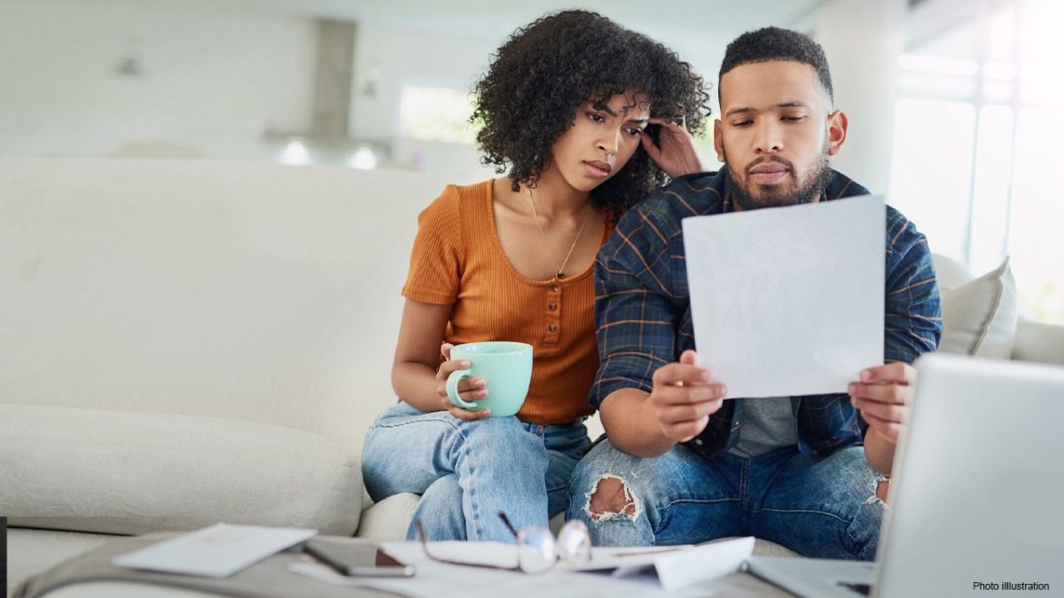 Almost 10% of young Americans are behind on their credit card payments, according to a report.