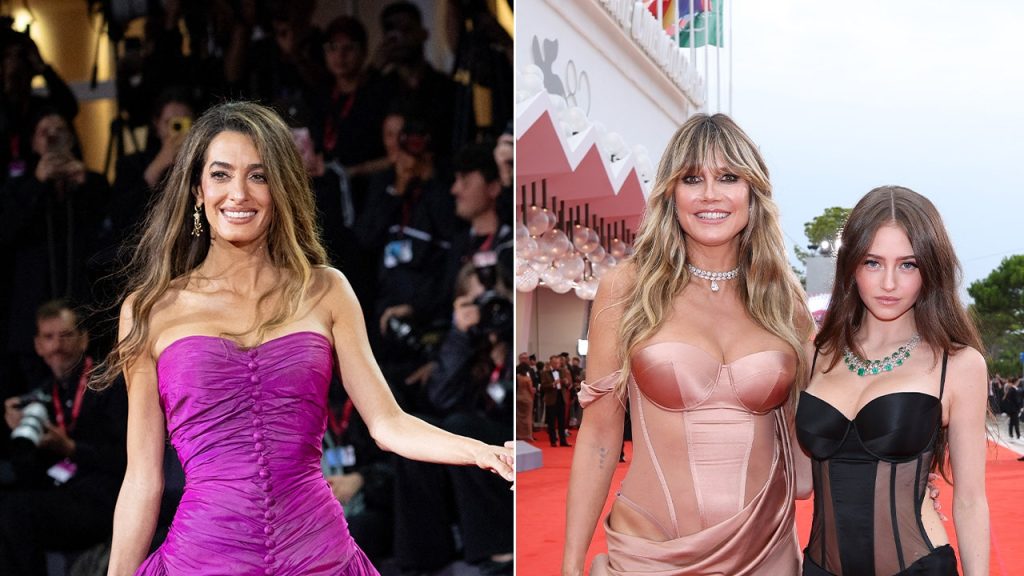 Amal Clooney and Heidi Klum impress at the Venice Film Festival