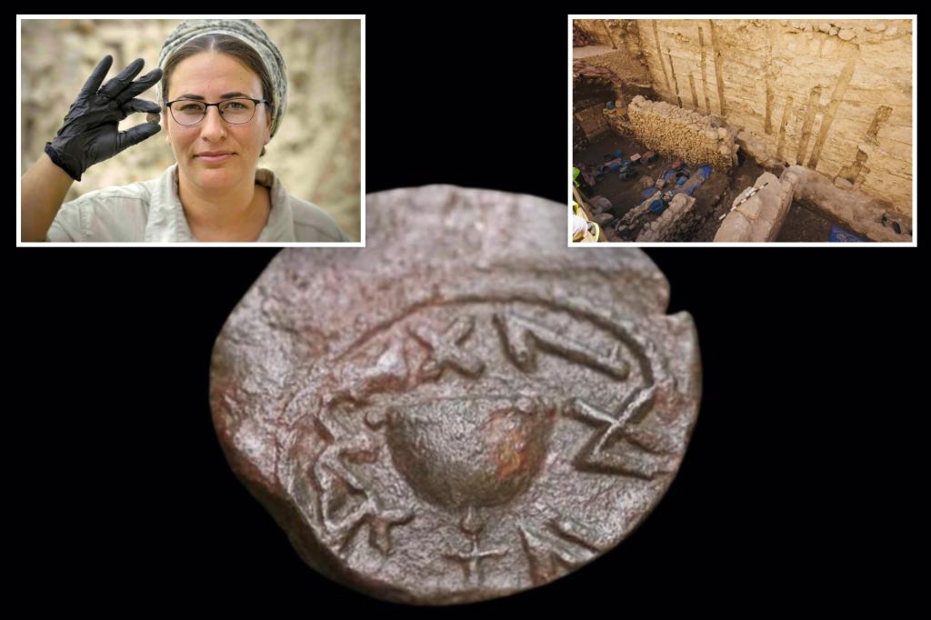 Ancient Jewish rebel coin from 2,000 years ago found in Jerusalem, produced years after Jesus