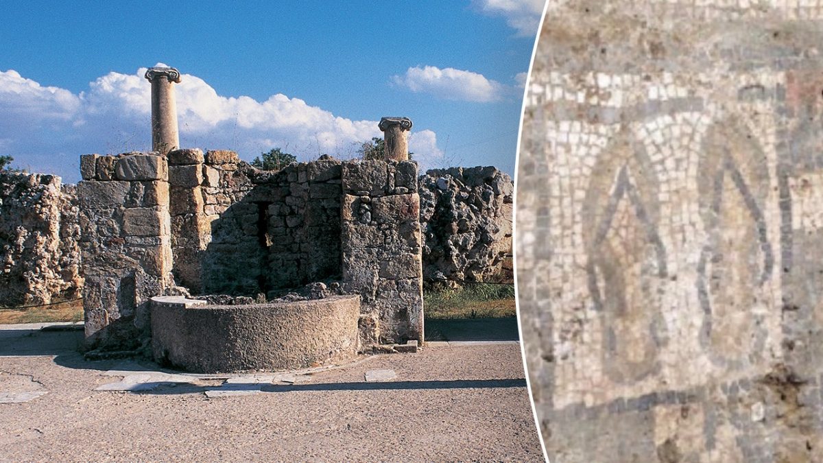 Ancient Roman mosaic shows picture of 4th century sandals in Sicily
