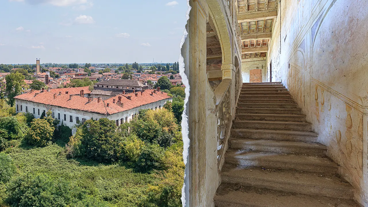Ancient medieval castle close to Milan up for sale but requires renovation.