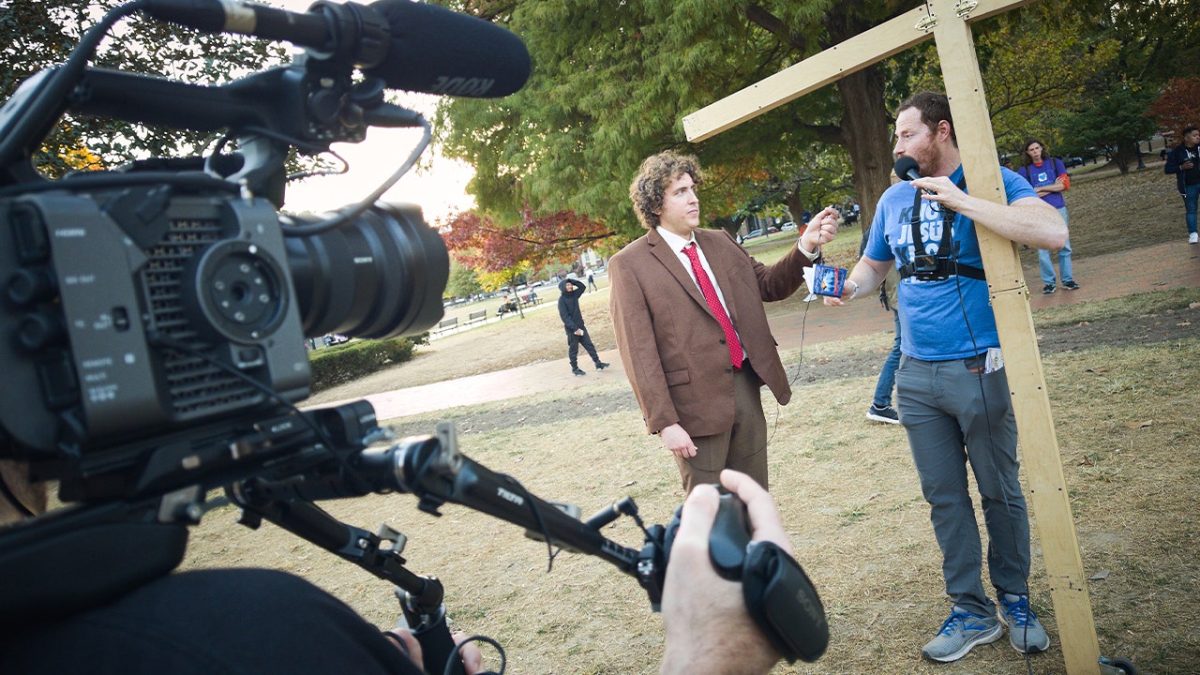 Andrew Callaghan warns that new media poses a risk to journalism.