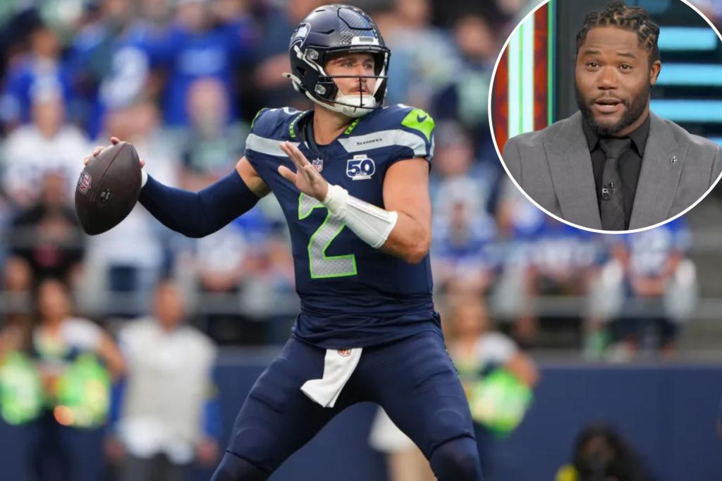 Announcer's praise for Drew Lock poorly timed with quarterback's interception