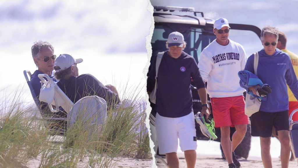 Antony Blinken was removed from East Hampton beach during the shutdowns caused by Hurricane Erin.
