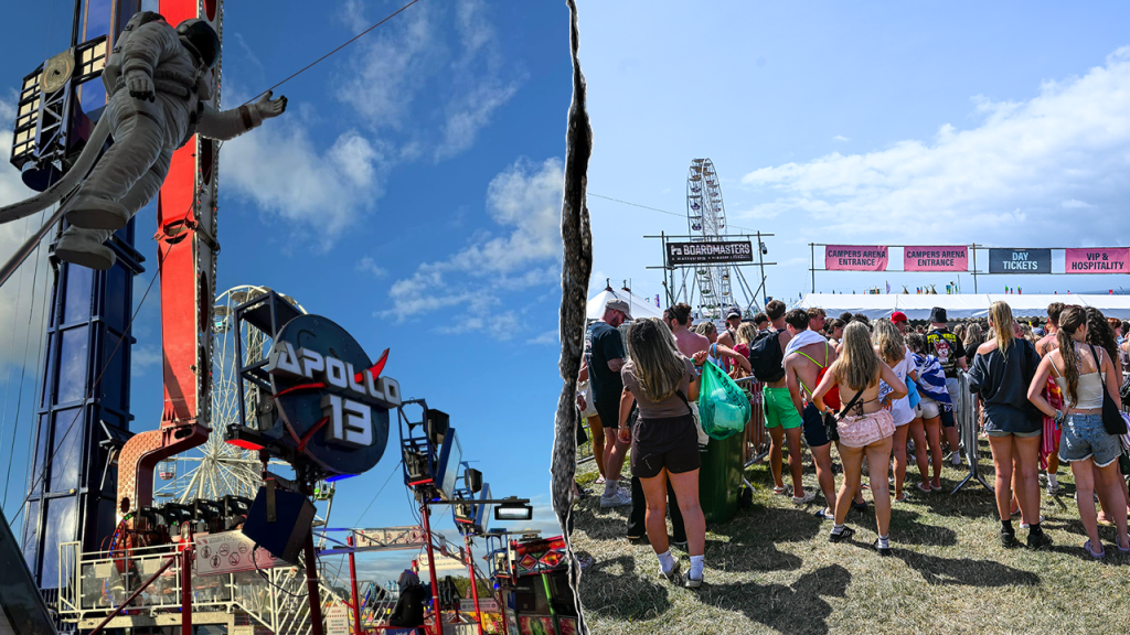 Apollo 13 ride leaves festival attendees hanging upside down at Boardmasters event