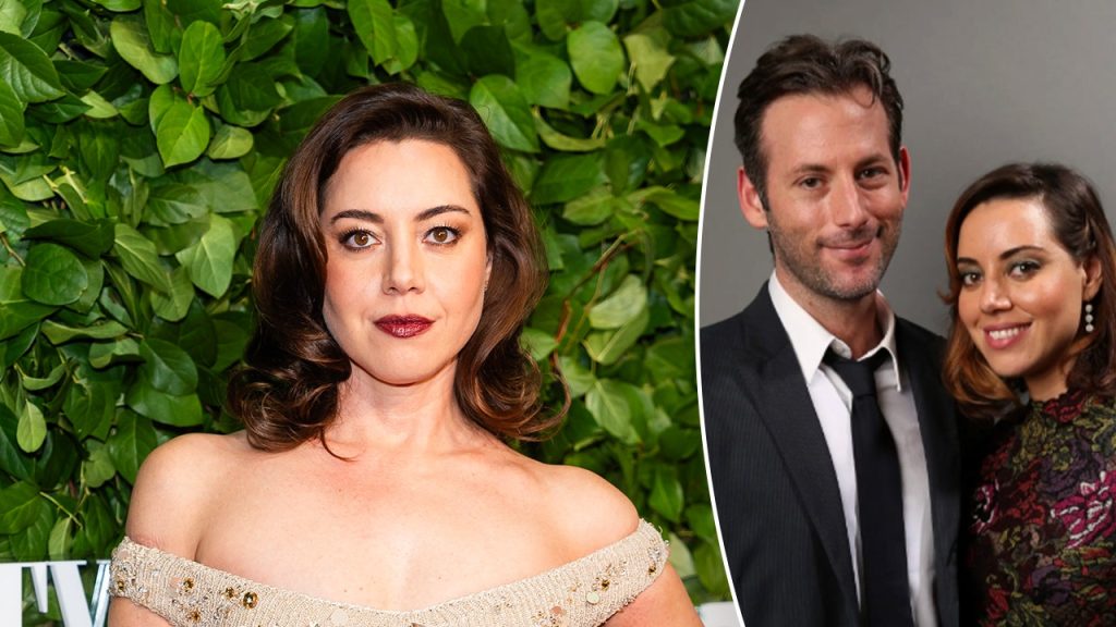 Aubrey Plaza talks about the heartbreaking loss of her husband on a podcast.