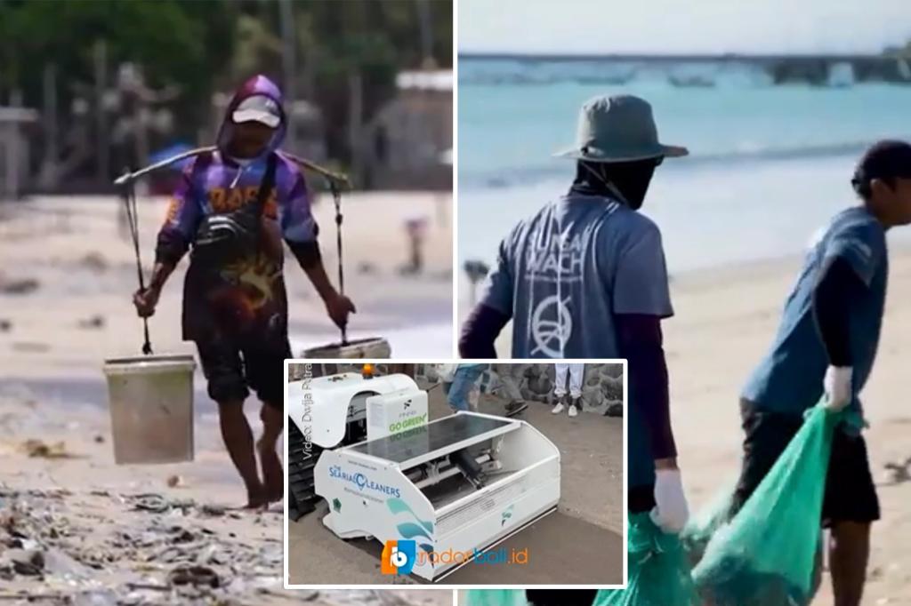 Bali unveils $65k cleaning robot to tackle beach cleanliness issue