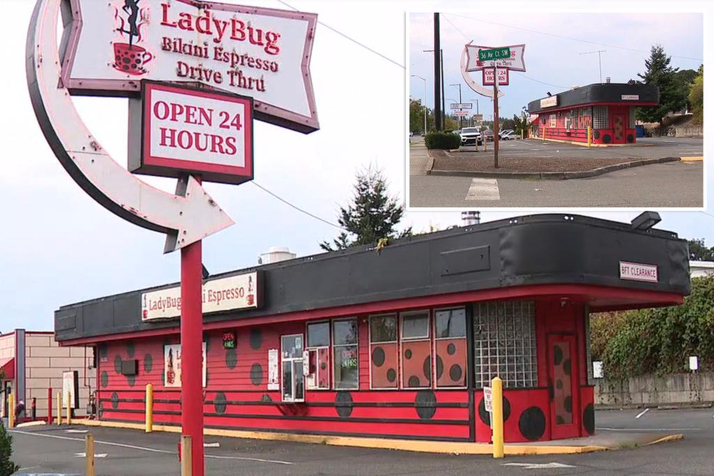 Barista in a bikini almost taken by a teenager who attempted to pull her through the drive-thru window