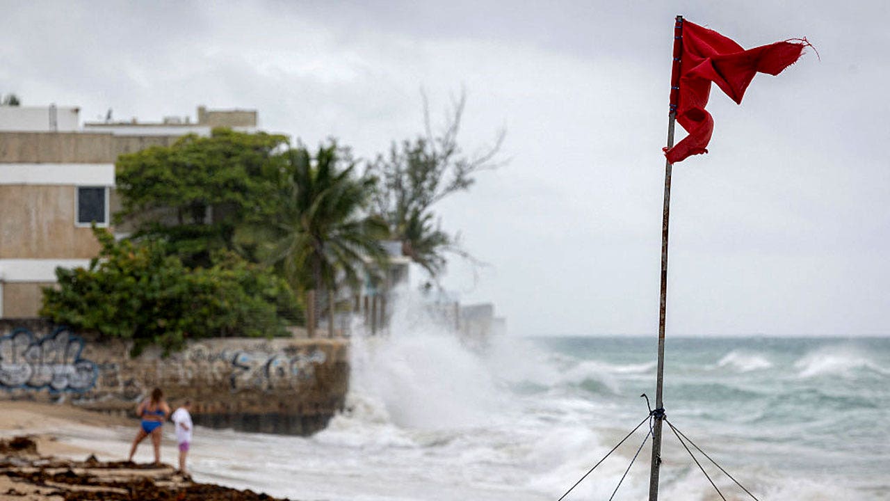 Beaches in some areas of the US are closed due to rip currents caused by Hurricane Erin.