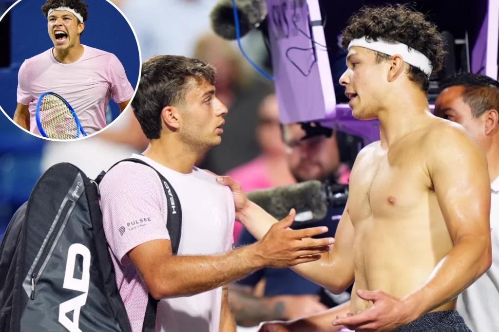 Ben Shelton has a tense interaction with Flavio Cobolli following a 'gesture'