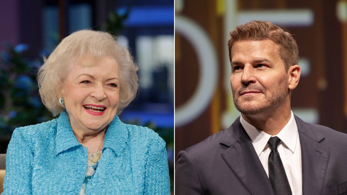 Betty White surprised David Boreanaz with a candid remark on the set of 'Bones'