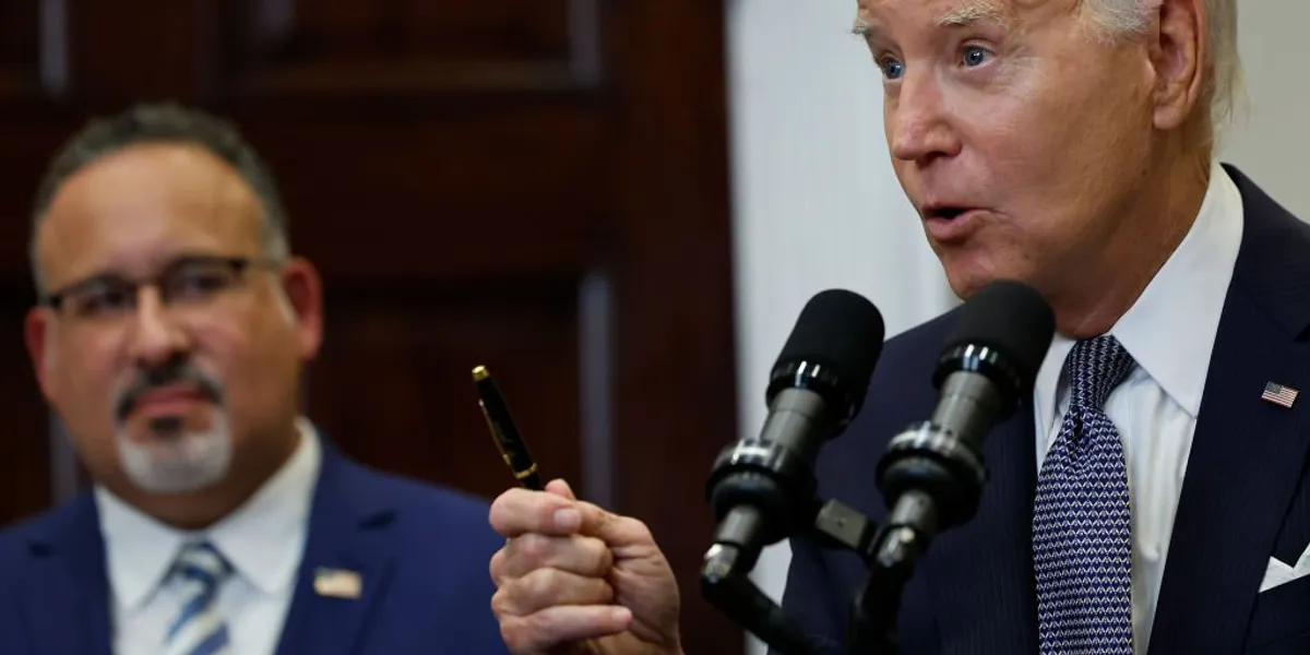 Biden released murderers without even using a pen.