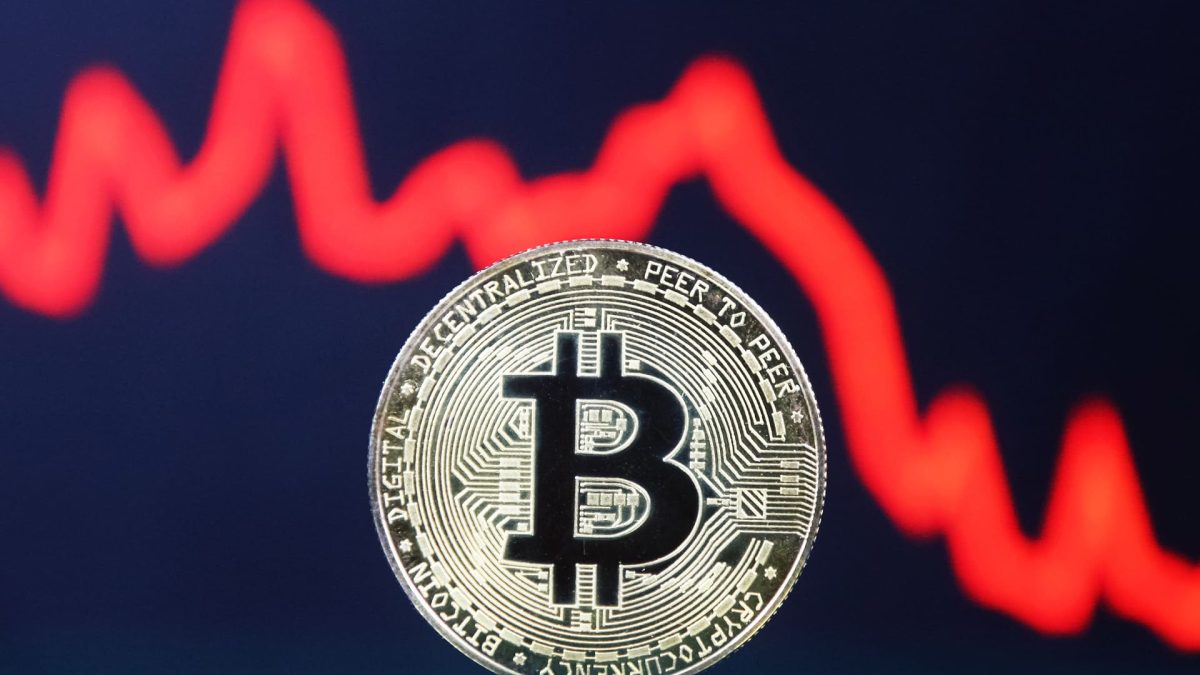 Bitcoin drops to $115,000 after reaching its latest high, as broader economic worries trigger a wave of sell-offs.
