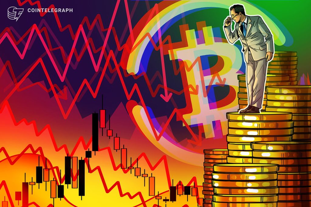 Bitcoin's troubling daily candle might indicate a fall below $117K, according to a trader.