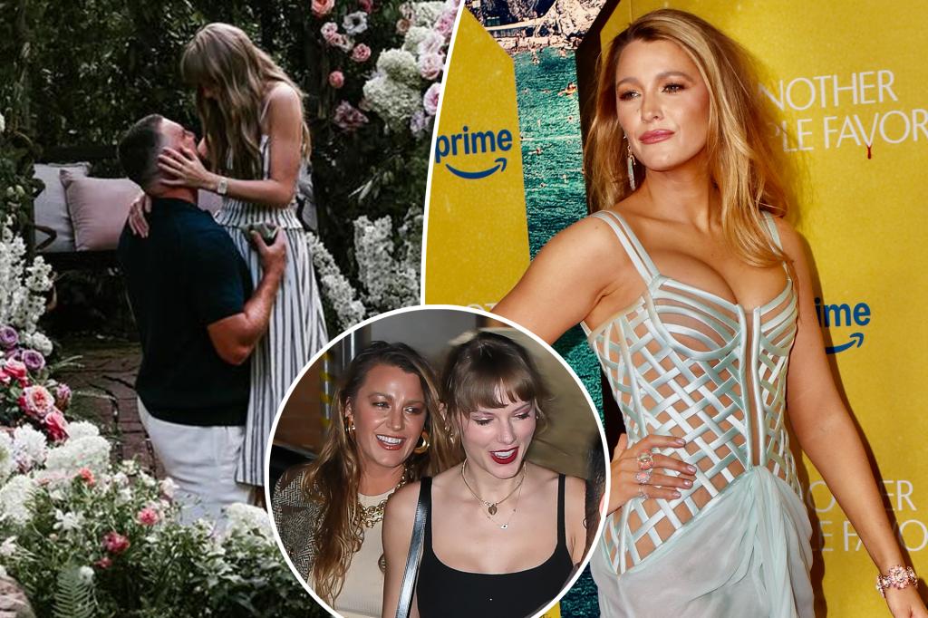 Blake Lively's thoughts on her former best friend Taylor Swift's engagement to Travis Kelce
