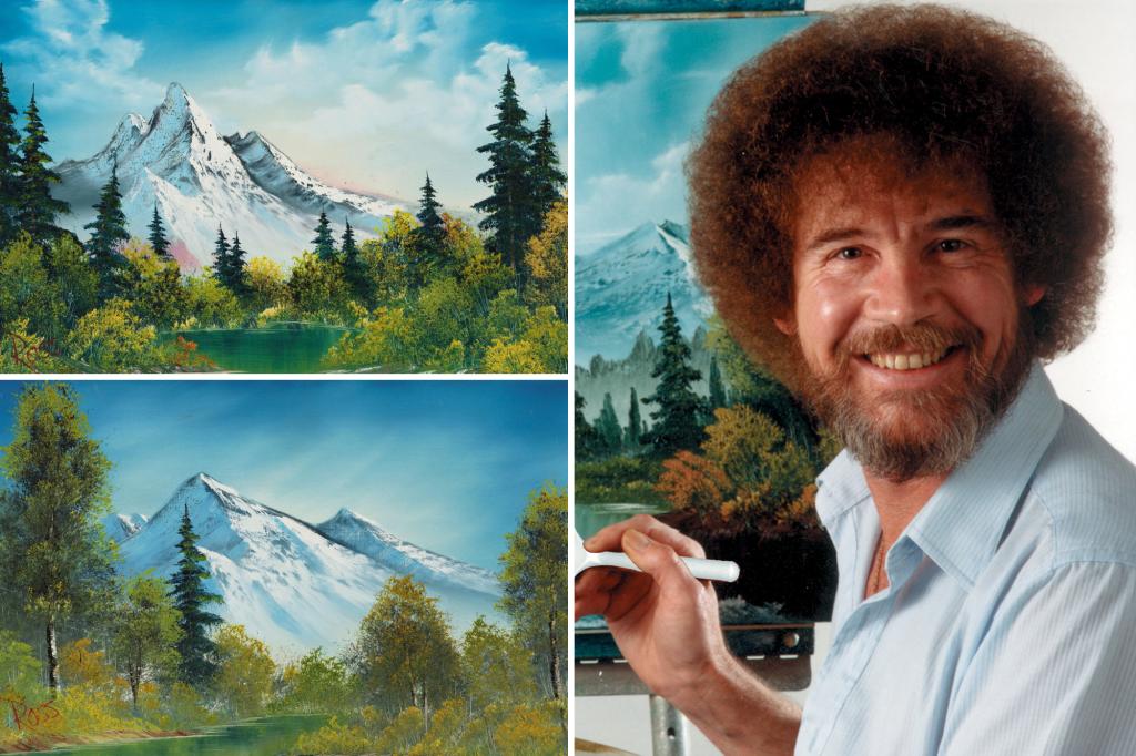 Bob Ross artworks greatly exceed expected auction prices, marking a significant moment for the late artist