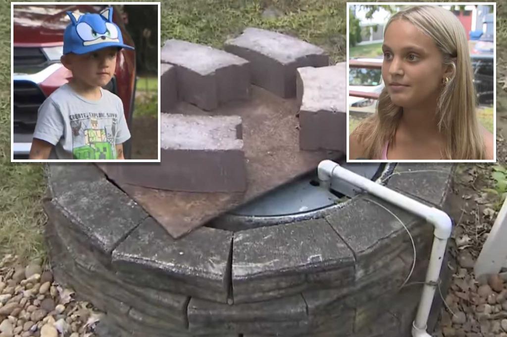 Brave 11-year-old girl hurries to rescue toddler trapped in concealed well after hearing neighbor's shout