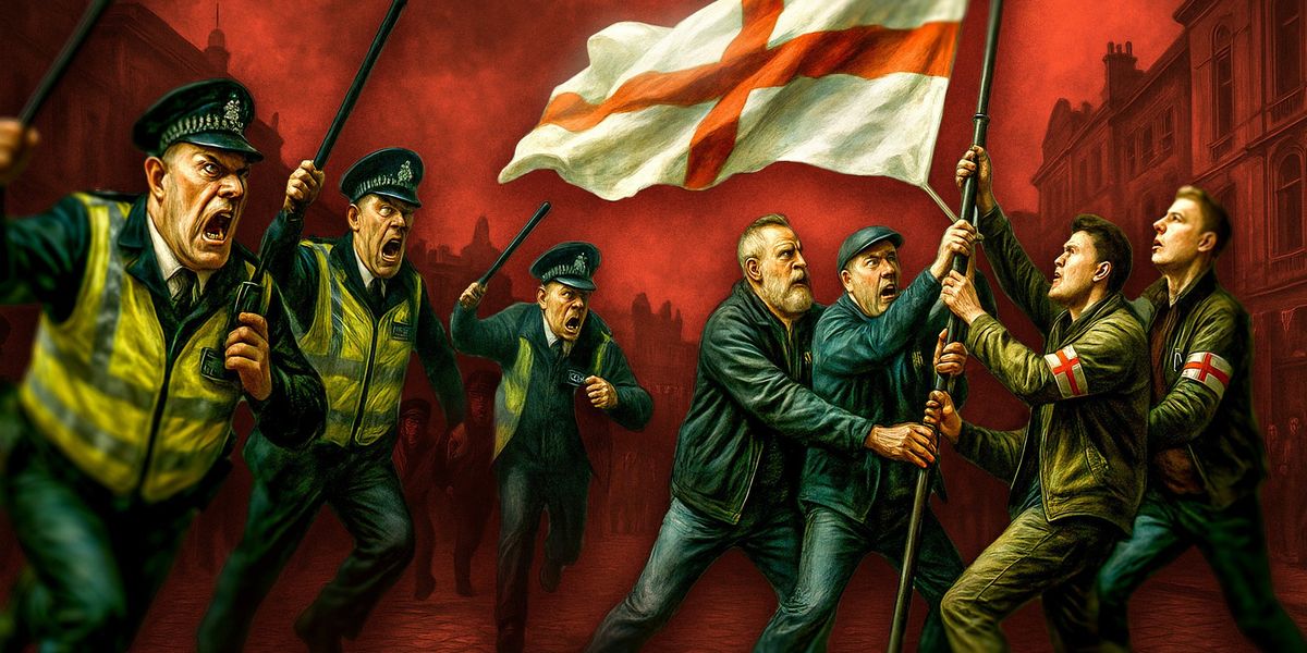 Britain's conflict over the English flag uncovers a more profound identity struggle.