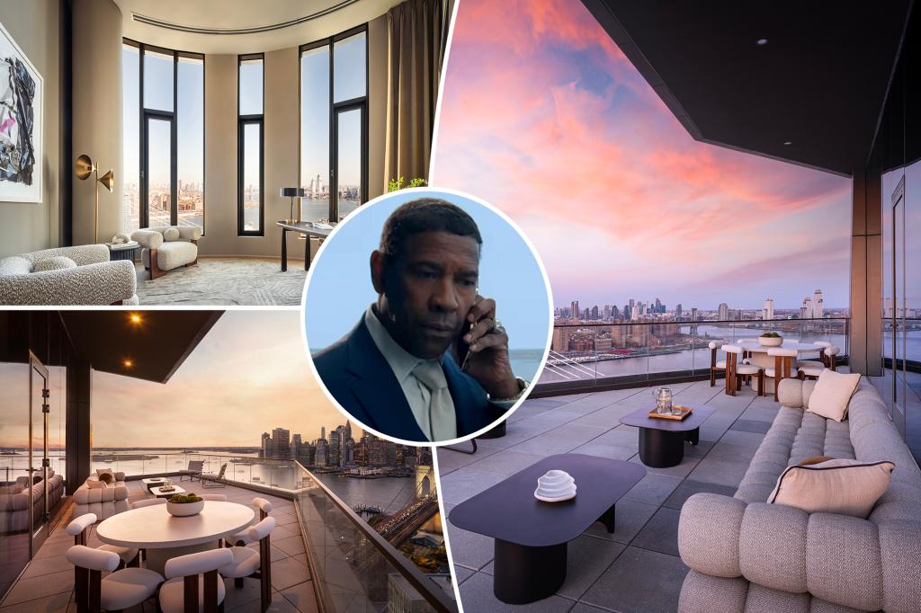 Brooklyn penthouse featured in Denzel Washington’s ‘Highest 2 Lowest’ available for $15 million