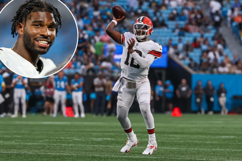 Browns provide update on Shedeur Sanders' injury following his early departure from practice