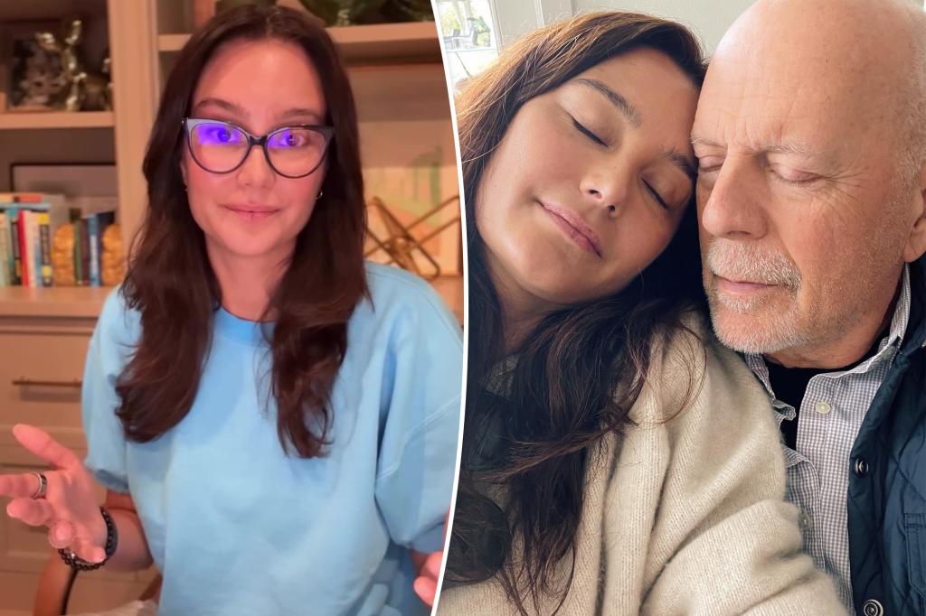Bruce Willis' wife responds to harsh critics after sharing that she and the actor reside in different houses.