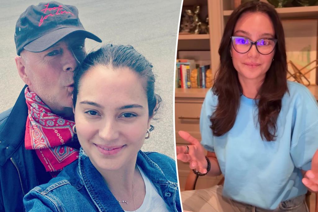 Bruce Willis' wife responds to harsh critics after the ABC special