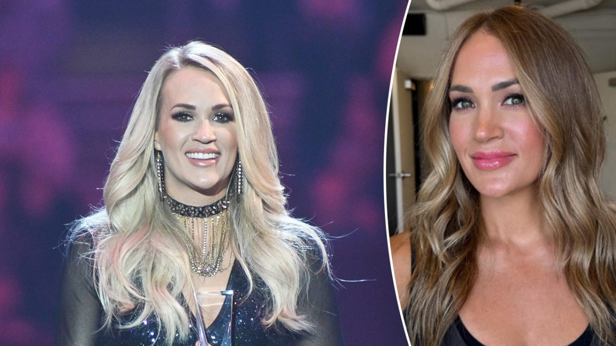 Carrie Underwood reveals her natural hair color, which she hasn't seen since she was 12.