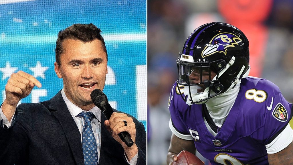 Charlie Kirk commends Lamar Jackson for his Jesus post despite criticism