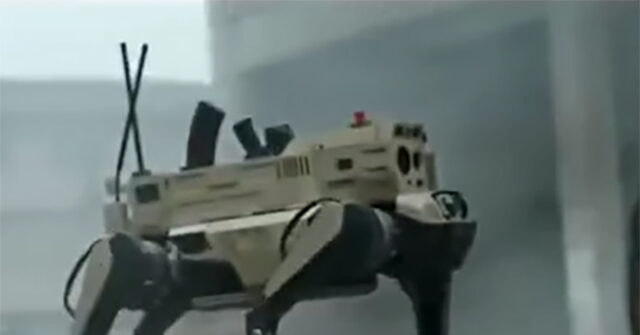 China Includes ‘Robot Wolves’ in Military Drills