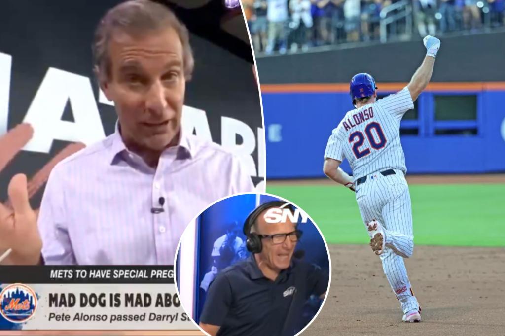 Chris Russo is upset about the excitement surrounding Pete Alonso's Mets record and Gary Cohen's commentary.