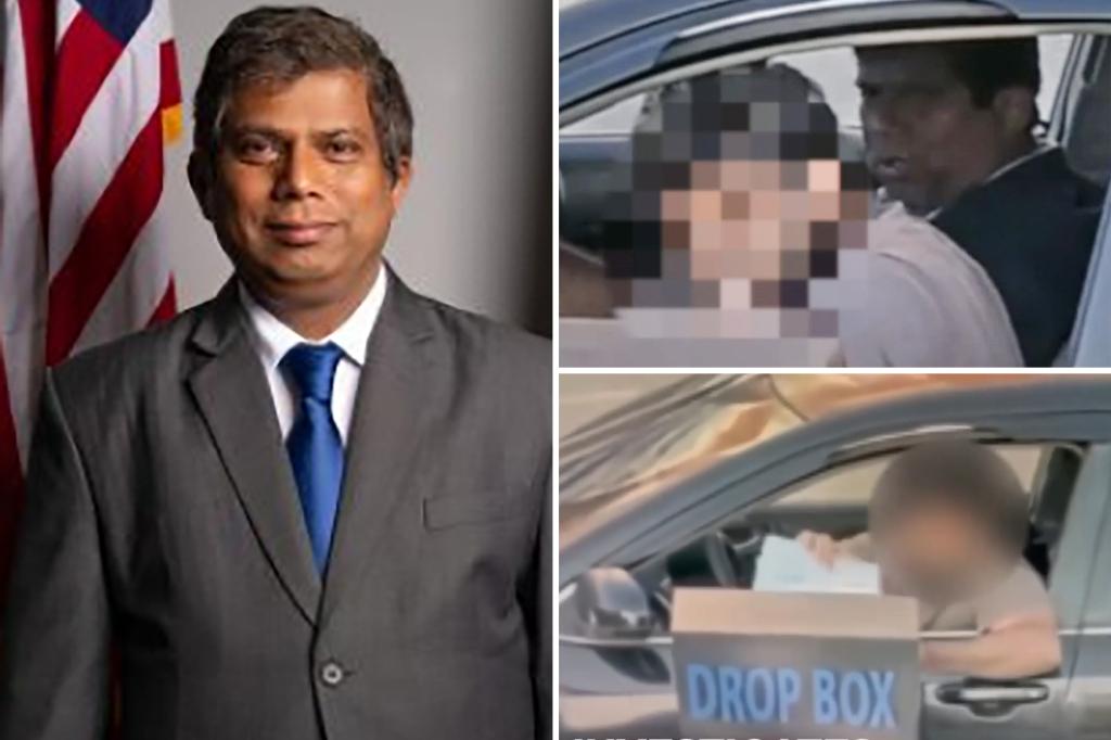 City council member recorded placing absentee ballots into election drop-box shortly before primary election