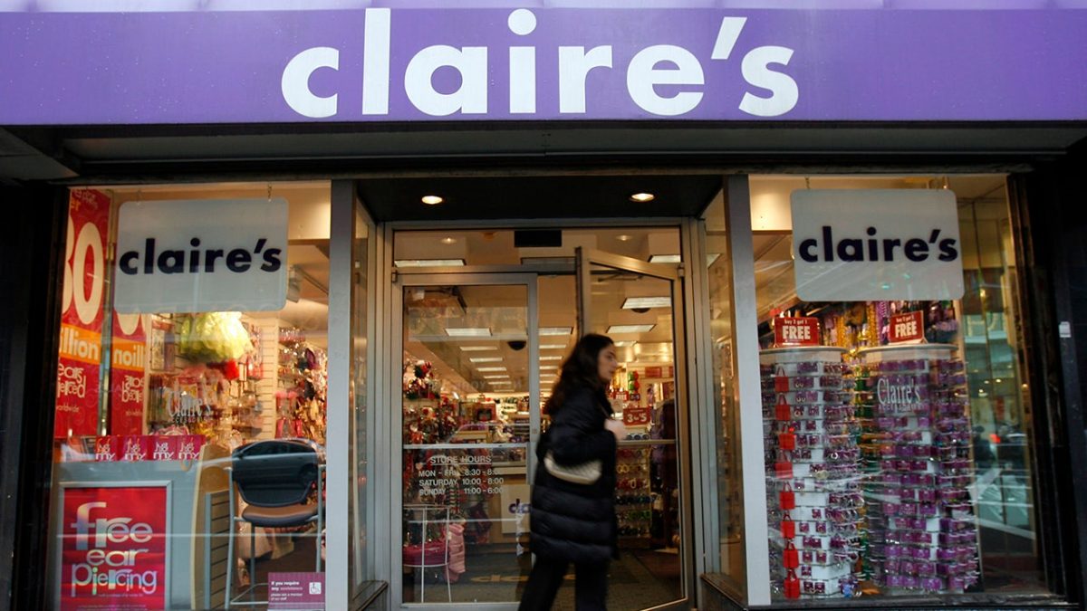 Claire's Stores seeks Chapter 11 bankruptcy protection in Delaware.