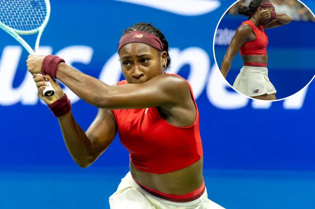 Coco Gauff overcomes her emotions to win against Donna Vekic at the US Open