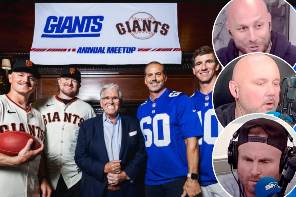 Dan found in Warwick after Giants meetup joke &mdash; and he didn't seem pleased.