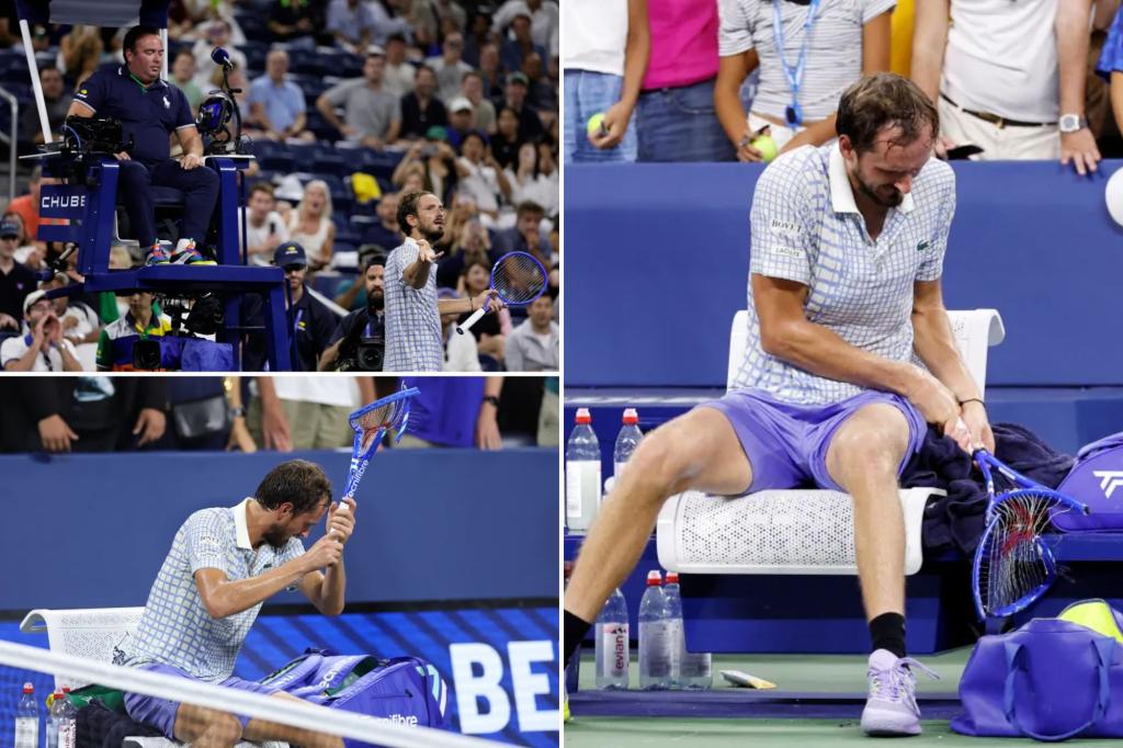 Daniil Medvedev penalized more than $42,000 for his outburst at the US Open