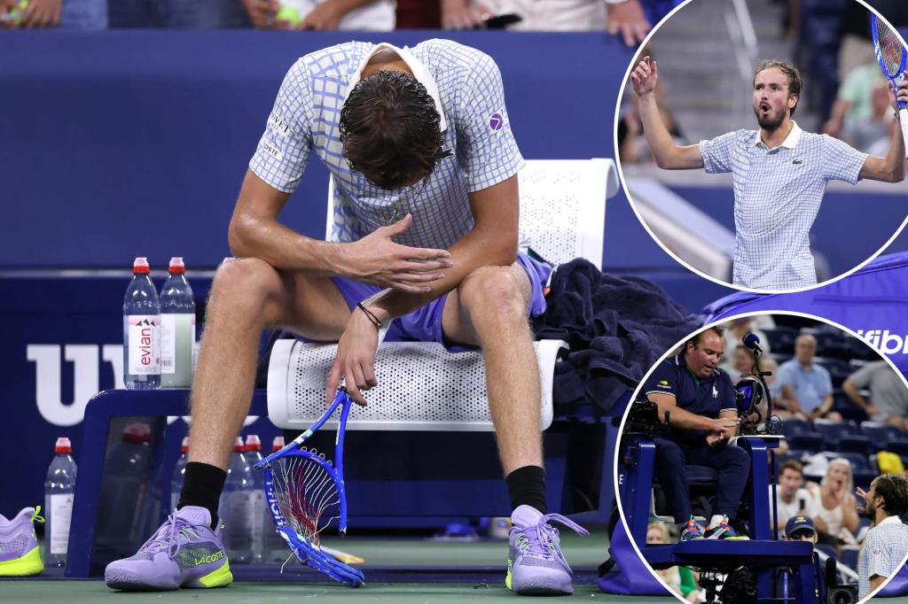 Daniil Medvedev raises worry with outburst at the US Open