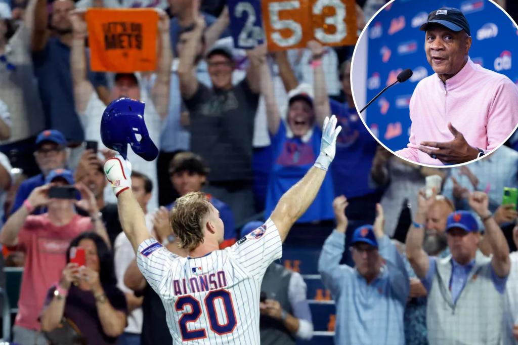 Darryl Strawberry shares a message for Pete Alonso of the Mets.