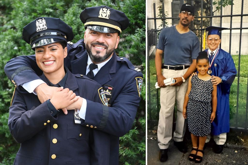 Daughter pursues a career as a police officer like her father in the NYPD