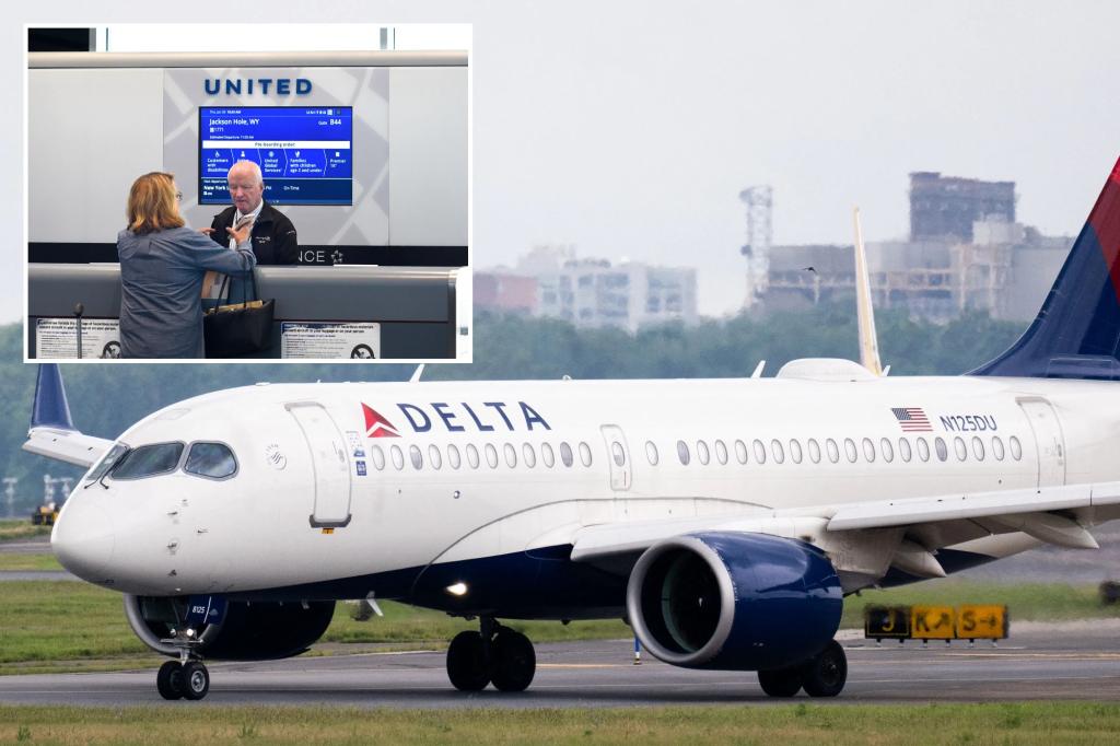 Delta and United Airlines face lawsuit for charging more for windowless 'window seats'