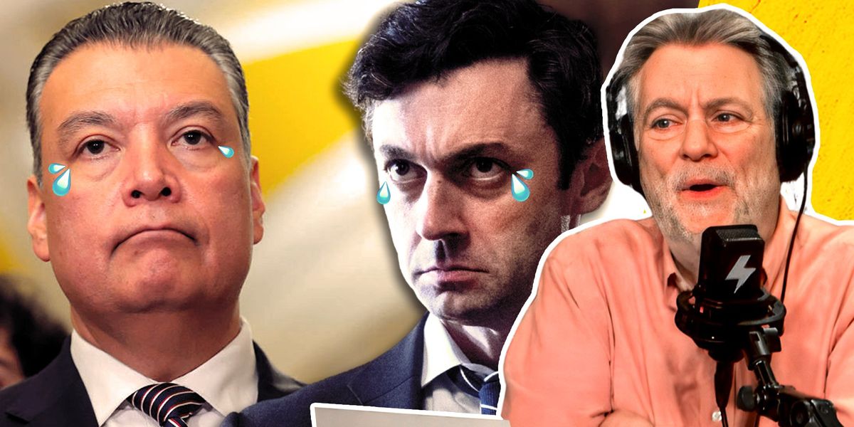 Democratic men become emotional during desperate attempts to appeal to voters