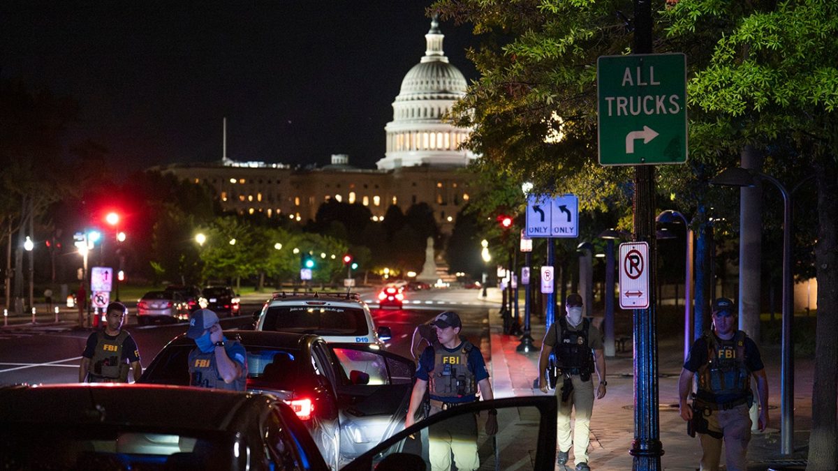 Demonstrations took place at Union Station regarding the federal control of DC police