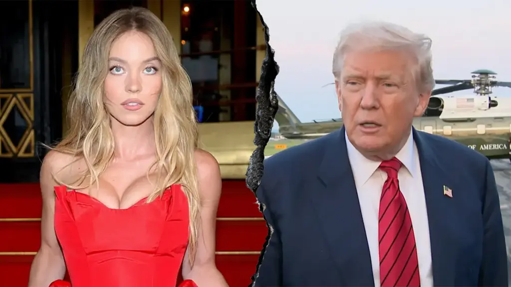 Donald Trump expressed his approval upon learning that actress Sydney Sweeney is a registered Republican.